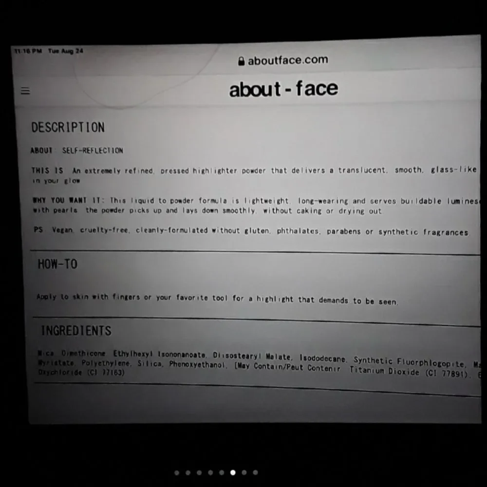 New About Face Light Lock This Bliss